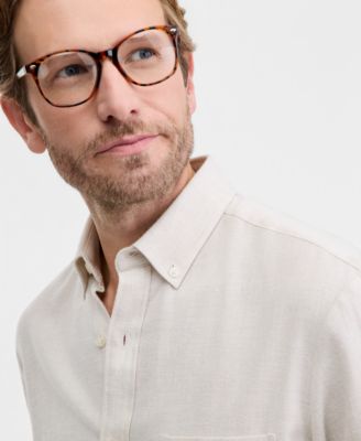 Men's Regular-Fit Flannel Shirt, Created for Macy's