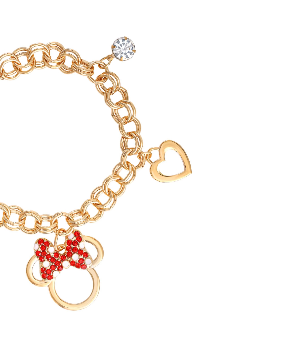 Disney Minnie Mouse Bow Charm Bracelet