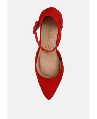 Womens Stroot Mid Block Heel Sandals