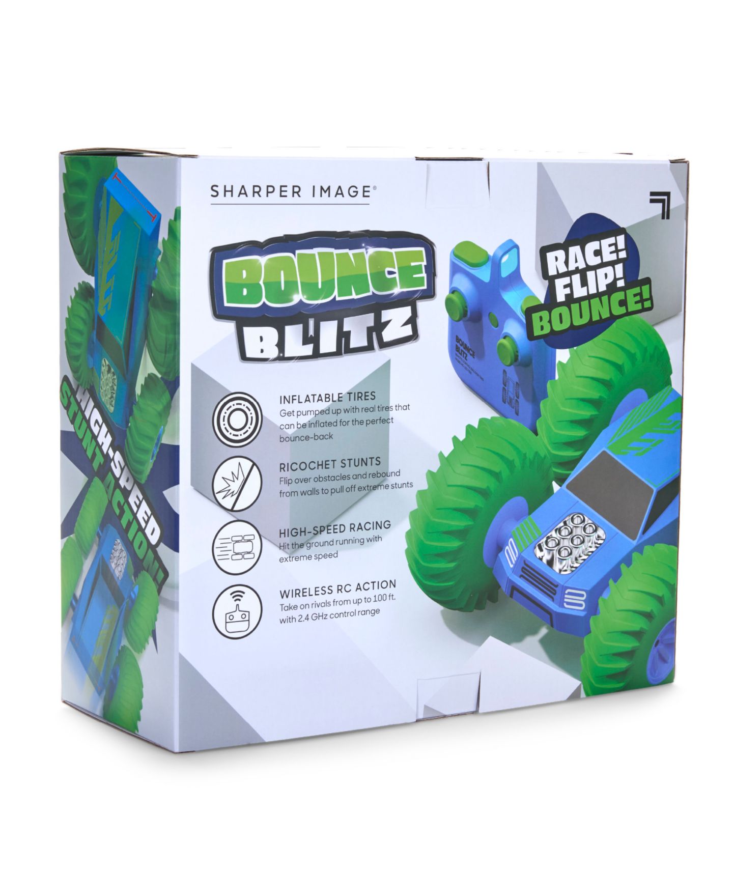 Детская игрушка Sharper Image Bounce Blitz Remote Control Stunt Car, цвет: Разноцветный — фото 7