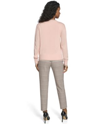 Women's V-Neck Long-Sleeve Cardigan Set