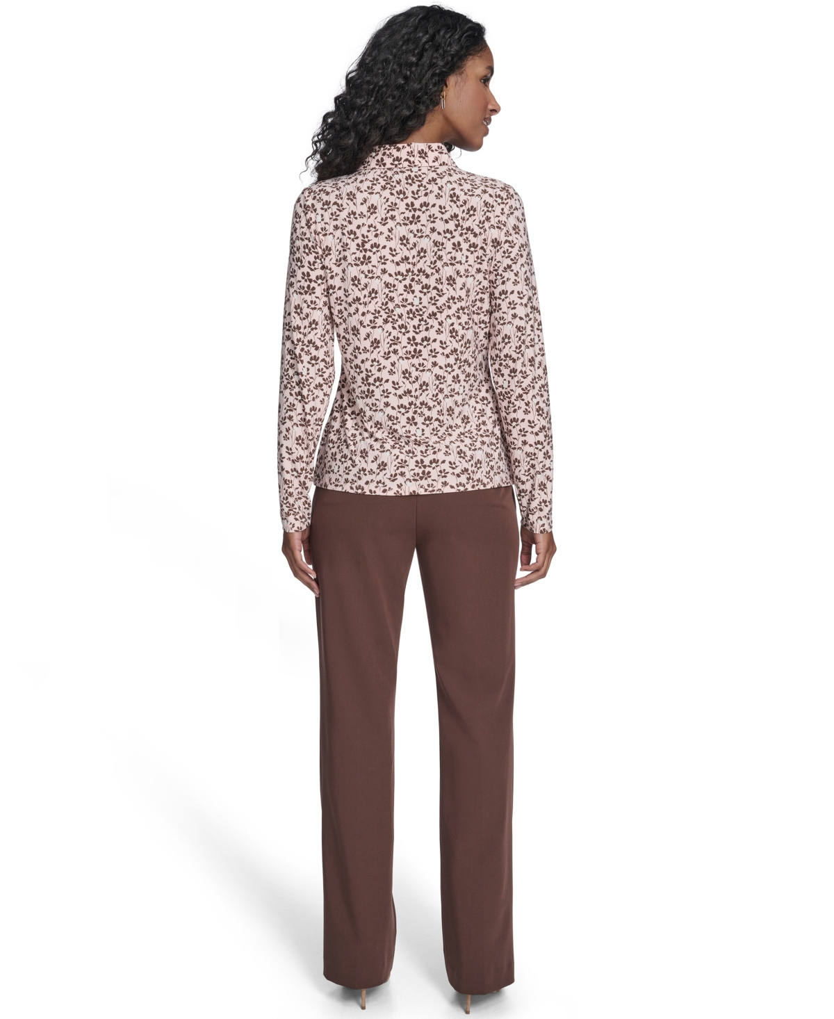 Tommy Hilfiger Women's Blossom Floral Knit Button Up Top In Neutral