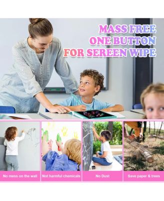 2 Pack LCD Writing Tablet 12in Colorful Toddler Drawing Pad Doodle Board Erasable Electronic Drawing Pad