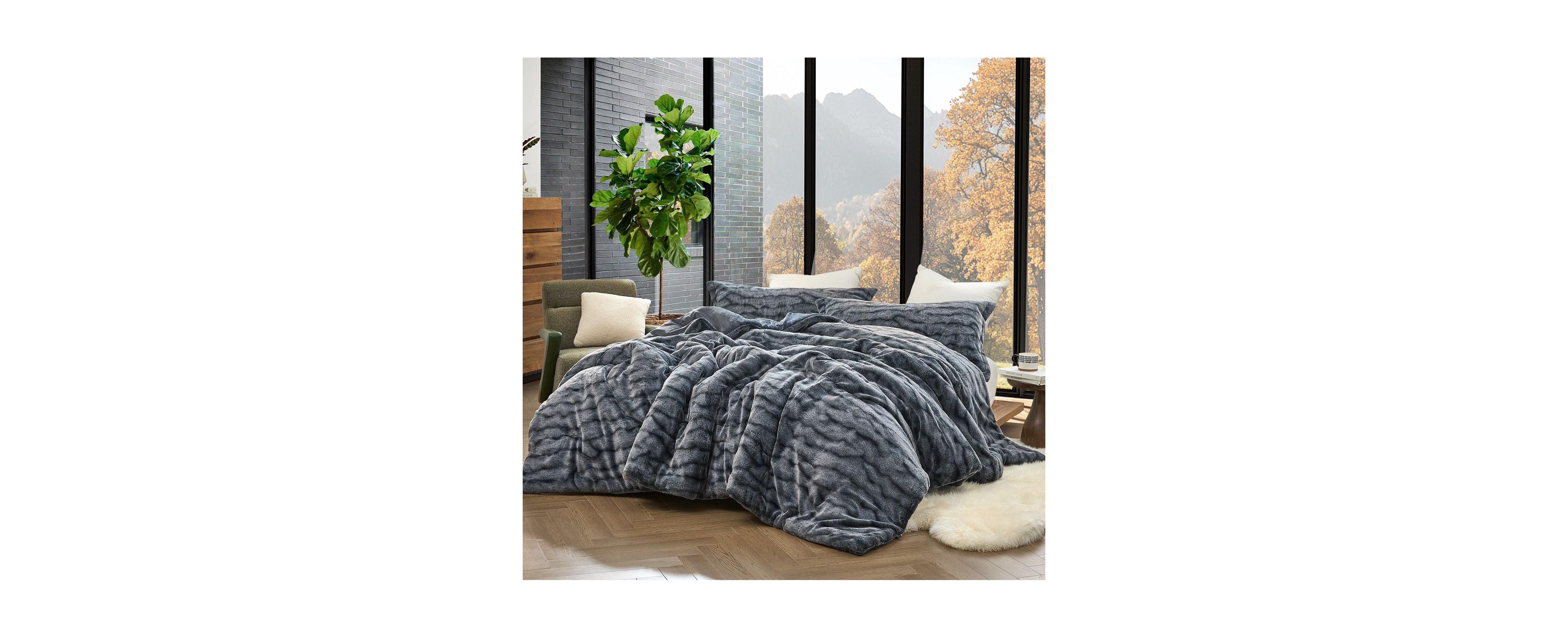 Coma Inducer Oceans Oversized Comforter Set - Navy Current