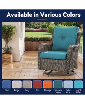 22 in. x 25 in. 4-Piece CushionGuard Deep Seating Outdoor Lounge Chair Replacement Cushions