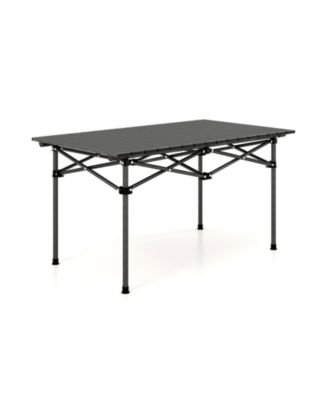 Aluminum Camping Table for 4-6 People with Carry Bag