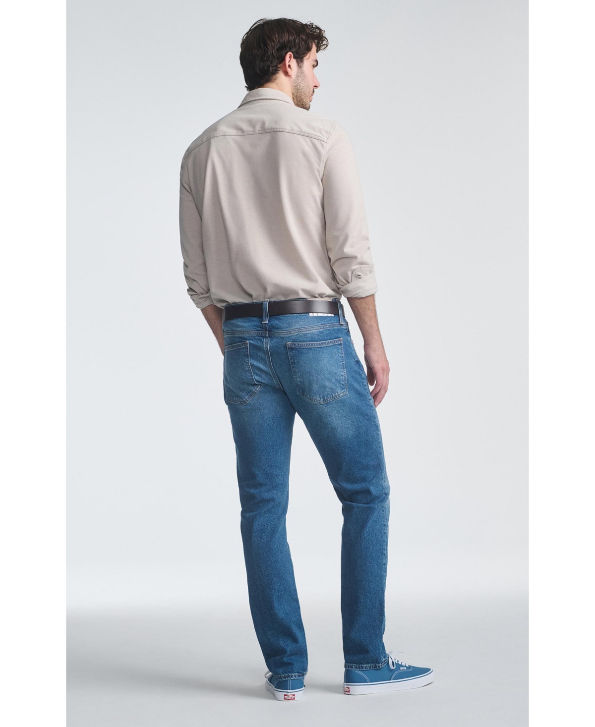 Mavi Jeans Men's Jake Slim Leg Indigo Brushed Classic Blue