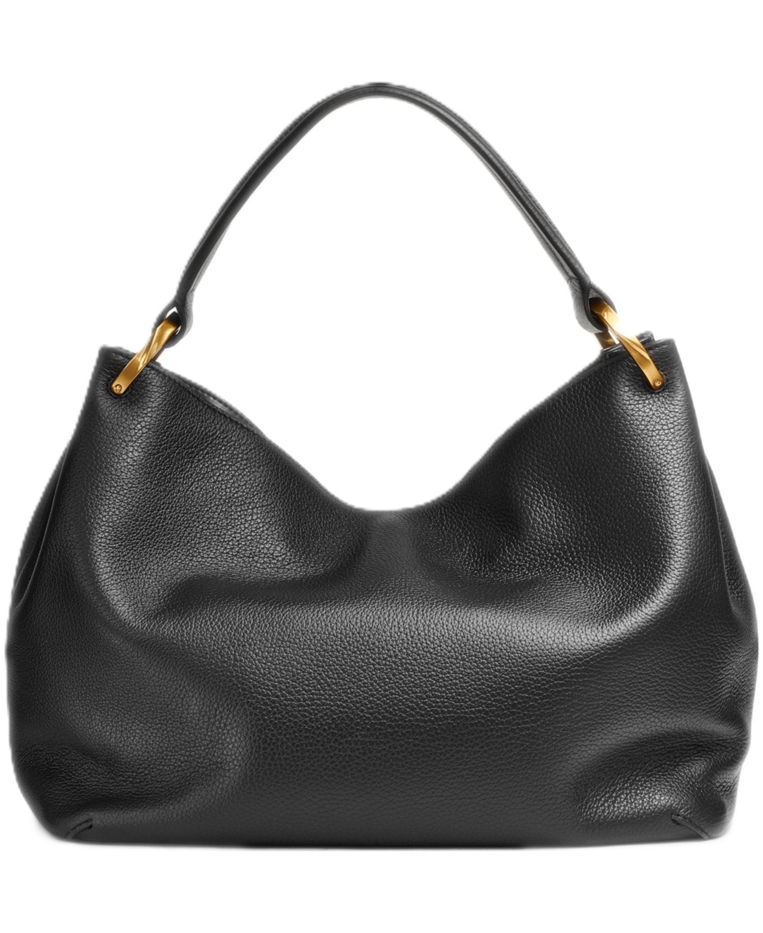 Glenwood Leather Tassel Detail Large Shoulder Handbag
