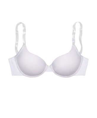 Women's AA-DD Clear Adjustable Strap Underwire T-Shirt Bra