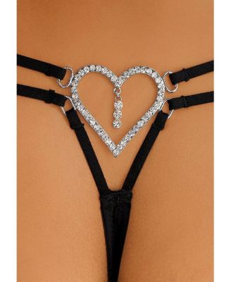 Women's Strappy Heart Thong