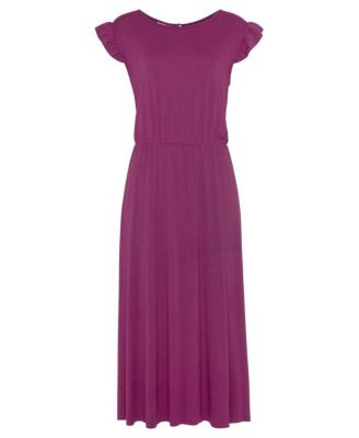 Women's A-Line Flutter Sleeve Romantic Dress