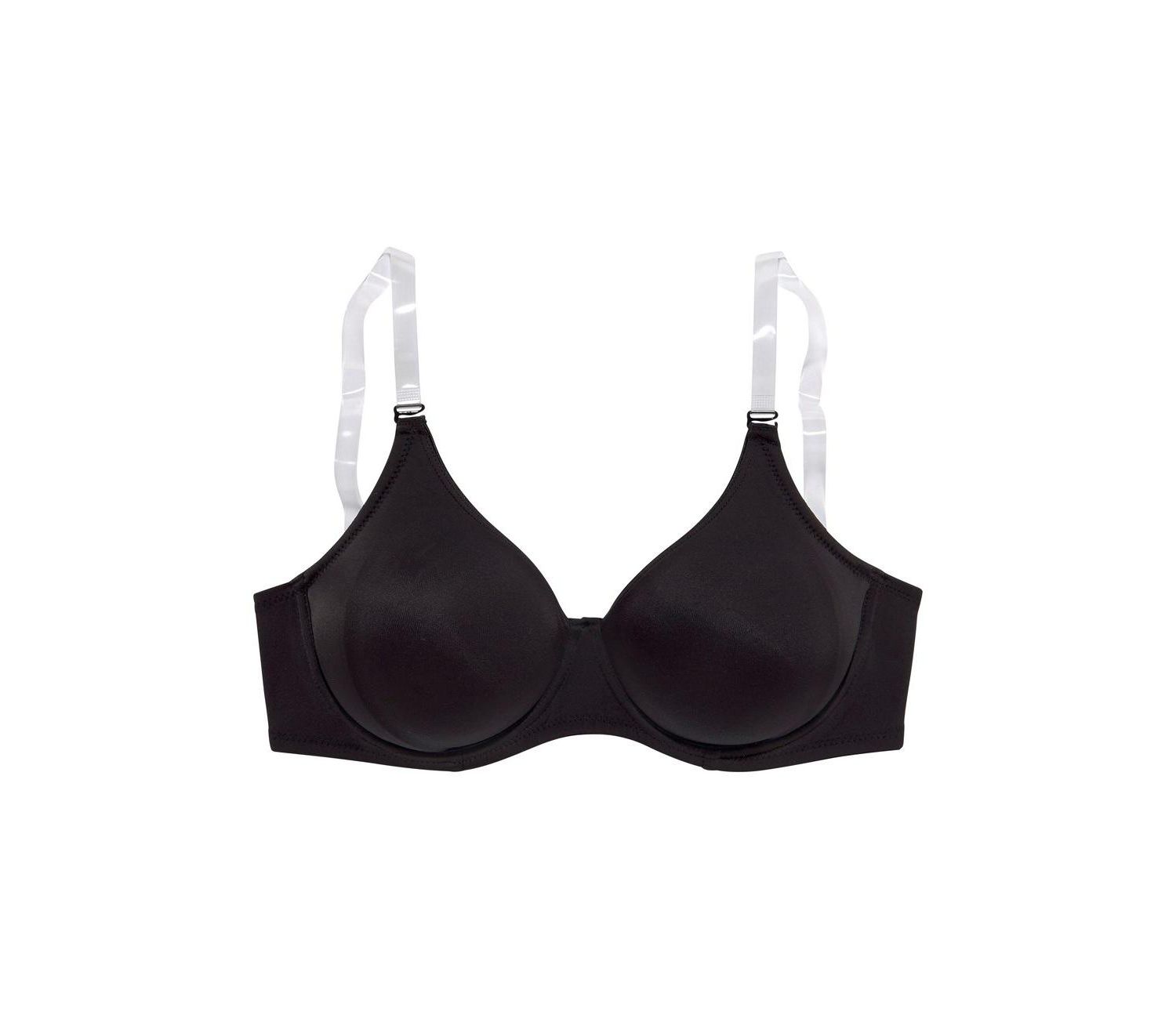 Women's Multi Strap Underwire Non-Padded T-Shirt Bra