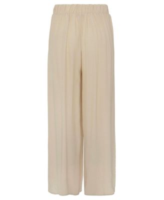 Women's Side Slit Wide Leg Pants