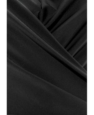 Women's Wrap Look Tummy Control One Piece Swimsuit