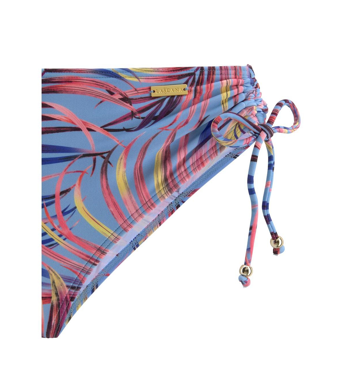 Lascana Women's Palm Print Mid Rise Bikini Swimsuit Bottom
