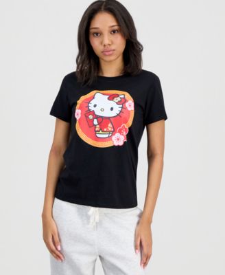 Juniors' Hello Kitty Graphic T-Shirt