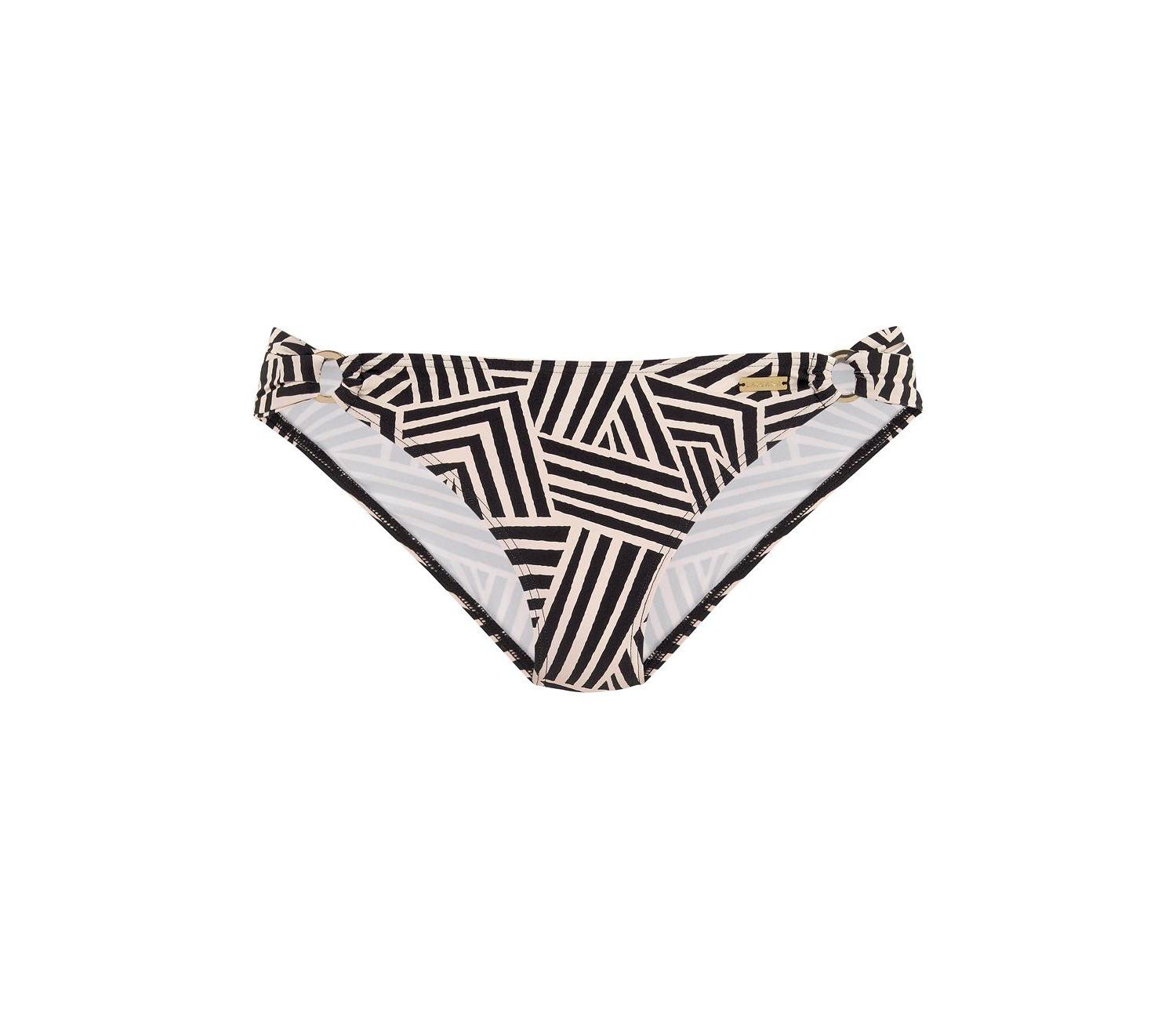 Women's Geometric Print Classic Bikini Low-Rise Swim Bottom