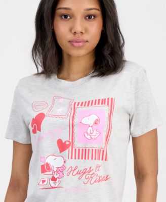 Juniors' Snoopy Valentine's Day T-Shirt
