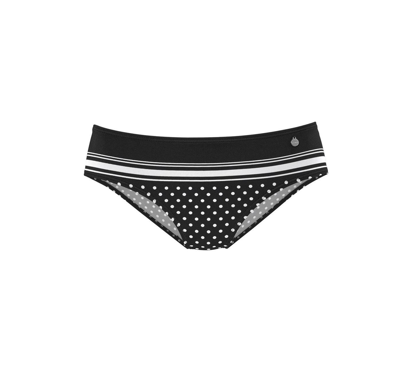 Низ бикини Tummy-Control, крой бикини — LASCANA, цвет: Чёрный — фото 5