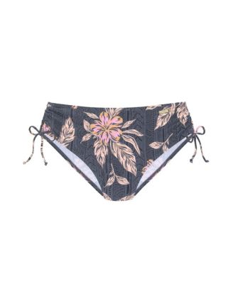 Women's Mix Print Mid Rise Bikini Swimsuit Bottom