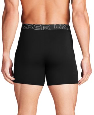 Men's 3-Pack Cotton Performance Solid 6" Boxer Briefs