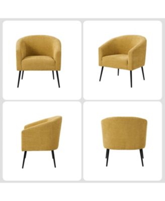 Hal Modern Boucle Armchair with Metal Leg