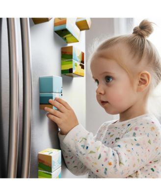 ST9 25-Piece Magnetic Dinosaur Puzzle Blocks – 6 Puzzles in One, STEM Learning Toy for Kids Ages 3+