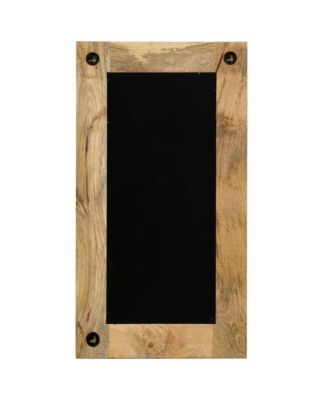 Mirror Brown Solid mango wood, glass 19.7 x 43.3 in
