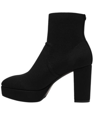 Womens Volt Platform Block Heel Dress Booties