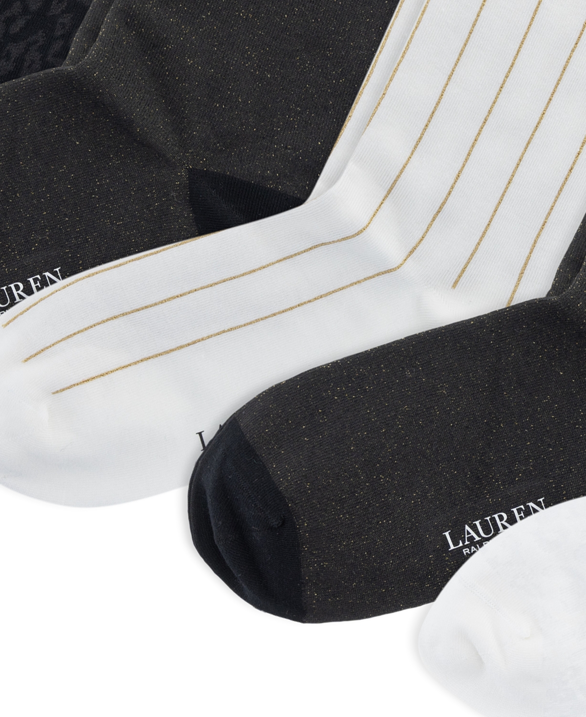 Ralph Lauren Women's Holiday Shine Crew Socks, Pack Of 6 In Multi
