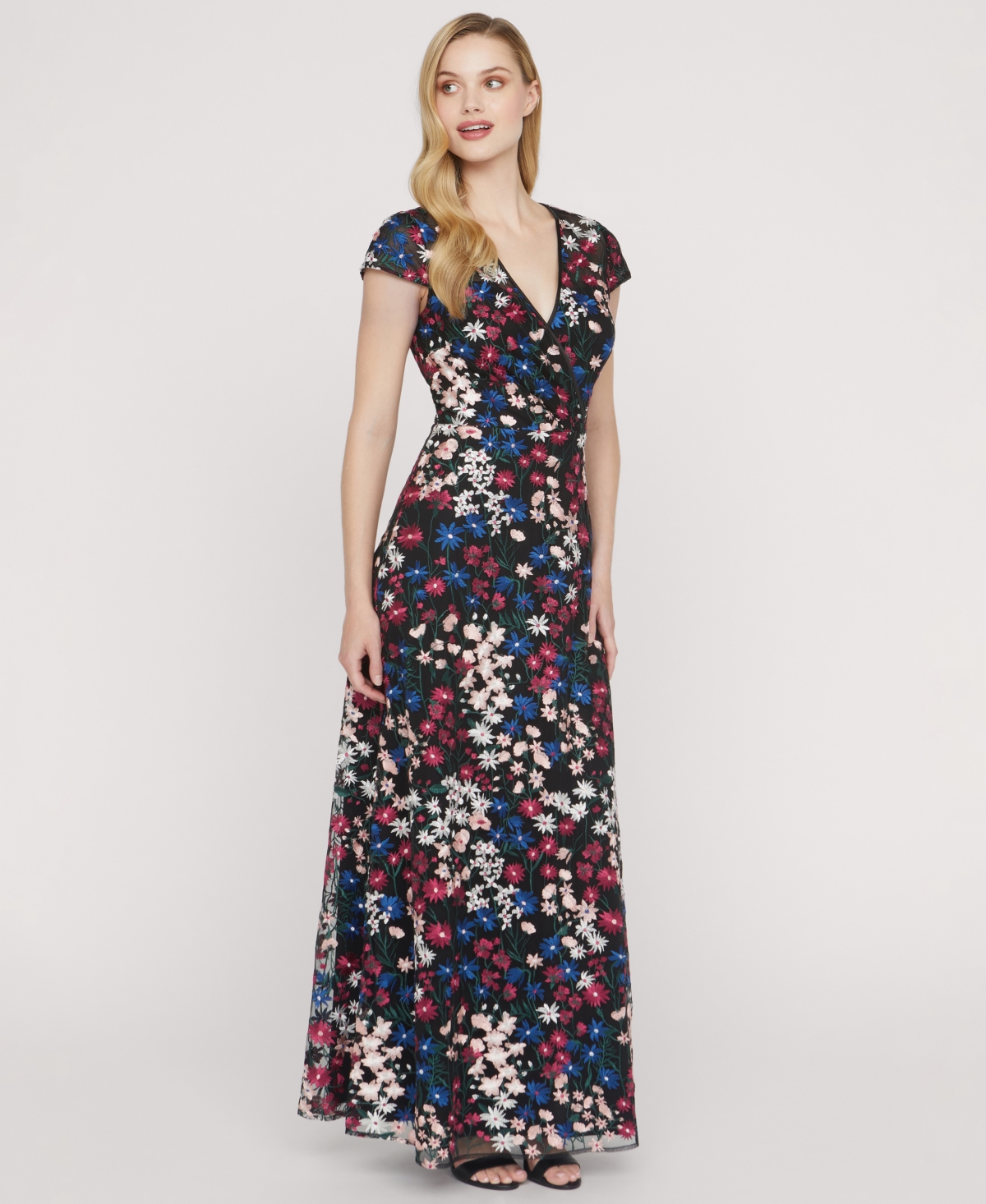 Js Collections Women's Sybil V-Neck Cocktail Dress