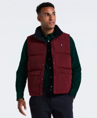 Men's Reversible Corduroy Puffer Vest