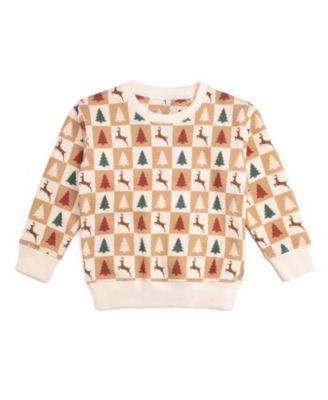 Girls Toddler (2T–5T) Cabin Christmas Sweatshirt