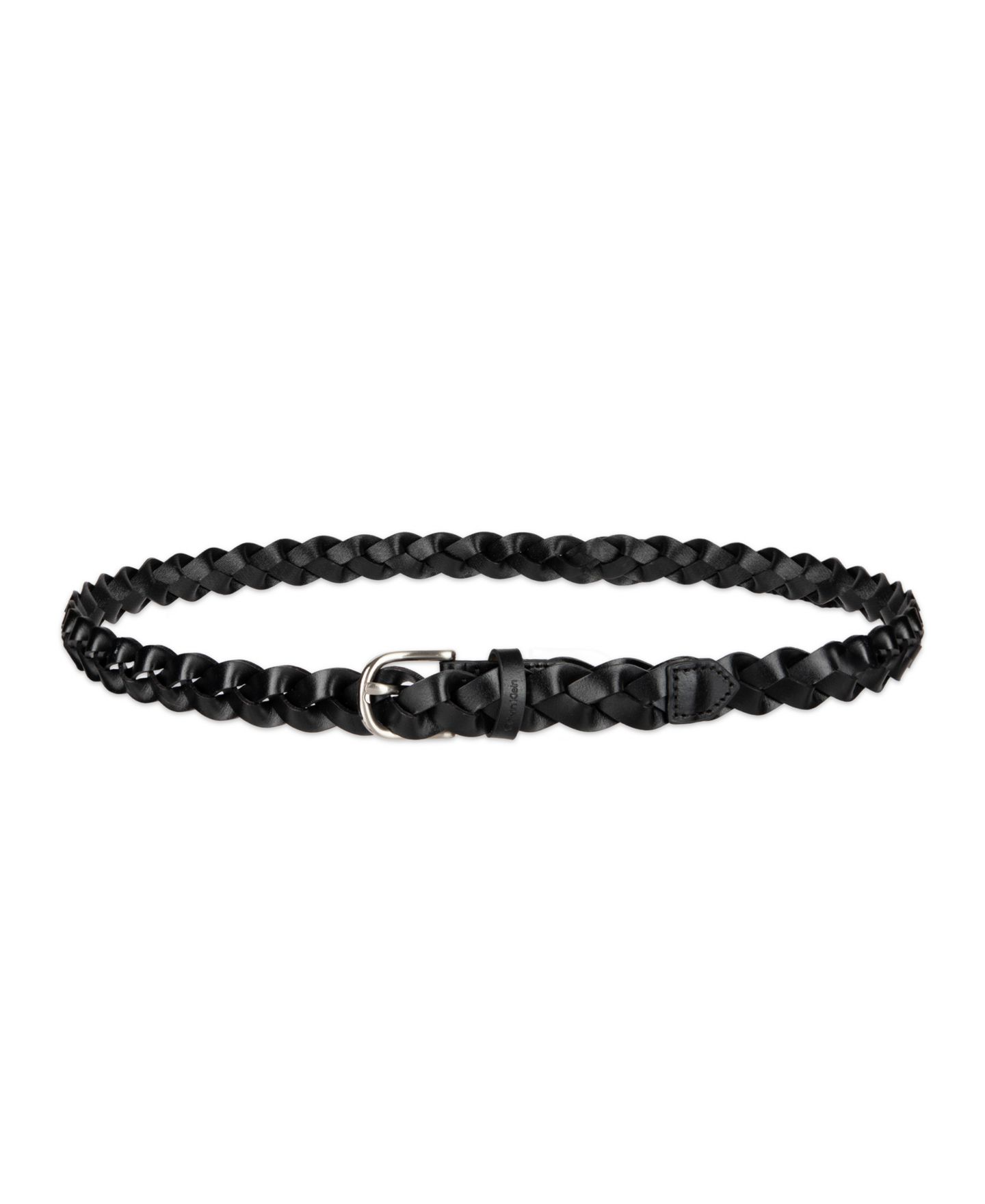Женские ремни Calvin Klein Two Pack - Skinny Braid and Harness Buckle Belt Set, цвет: Чёрный — фото 3