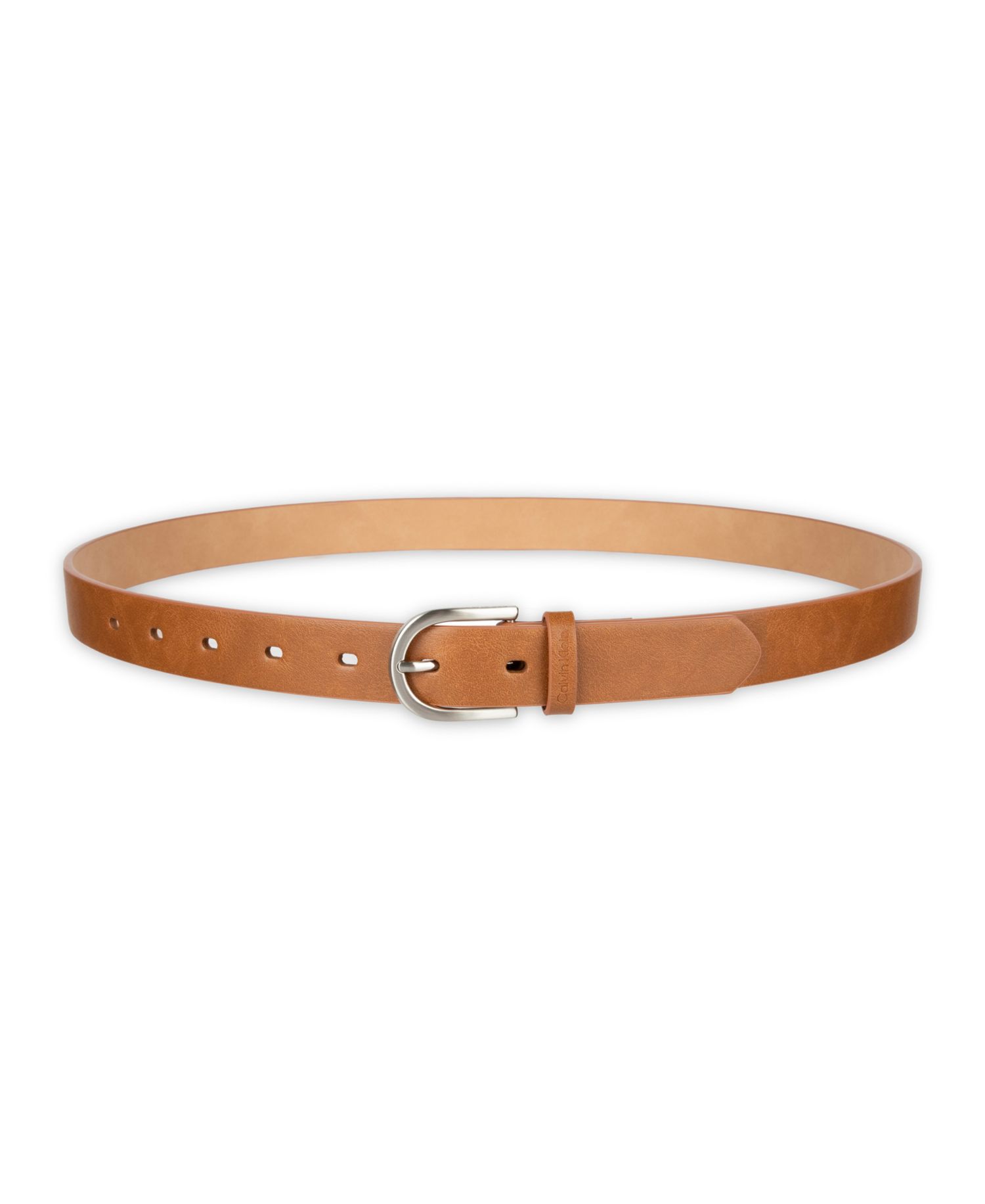 Women's Two Pack Belt Set - Skinny Monogram Buckle Belt and Harness Buckle Belt Set
