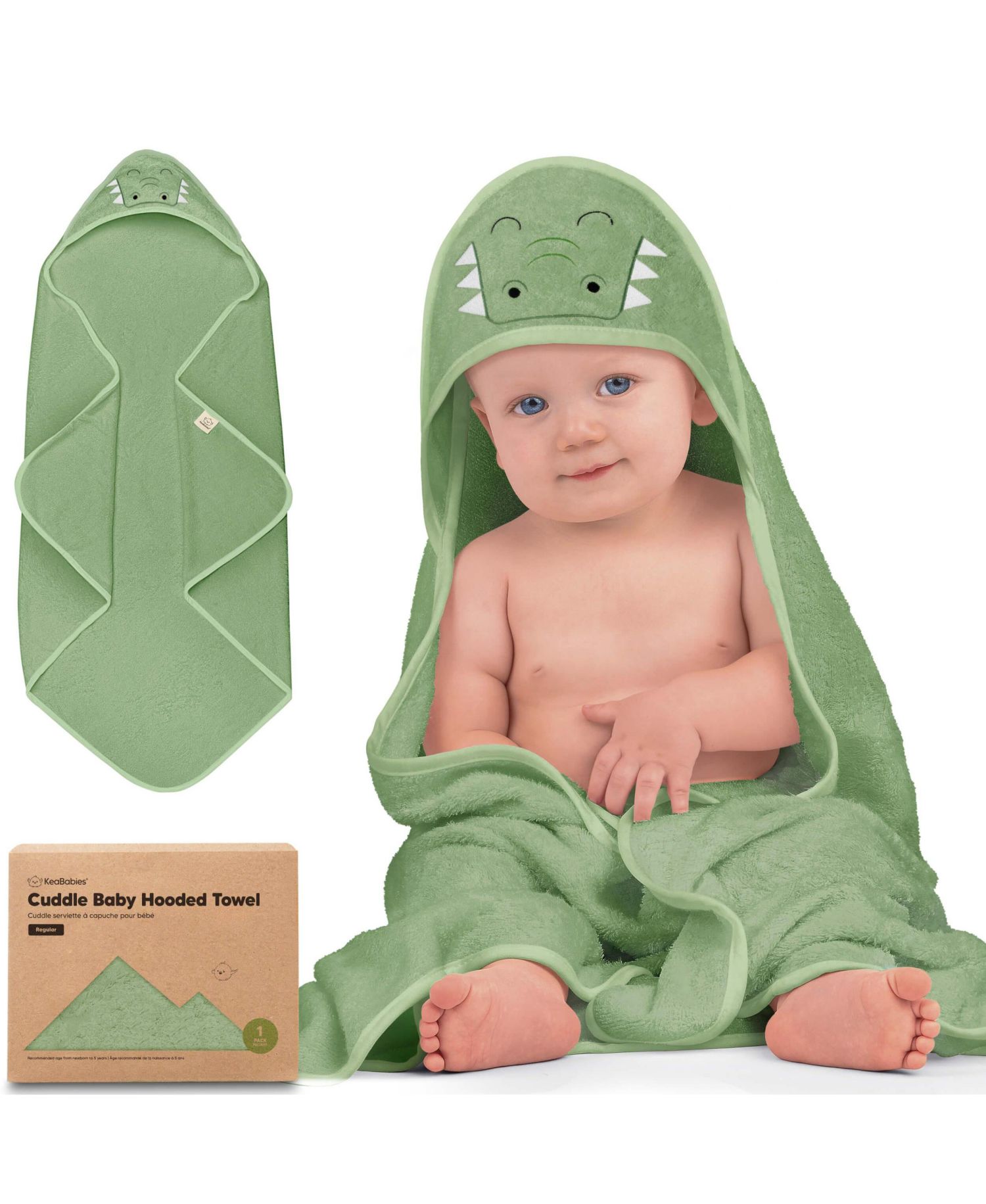 Cuddle Baby Hooded Towel, Baby Bath Towel, Hooded Baby Towels, Baby Beach Towel for Newborn, Kids