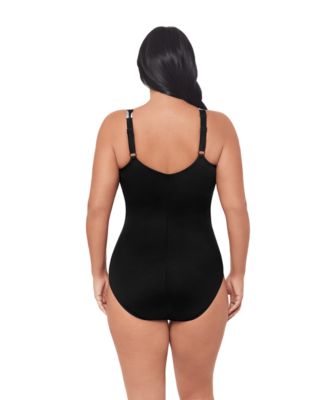 Plus Size Fiore Di Luna Oceanus Tummy Control One-Piece Swimsuit