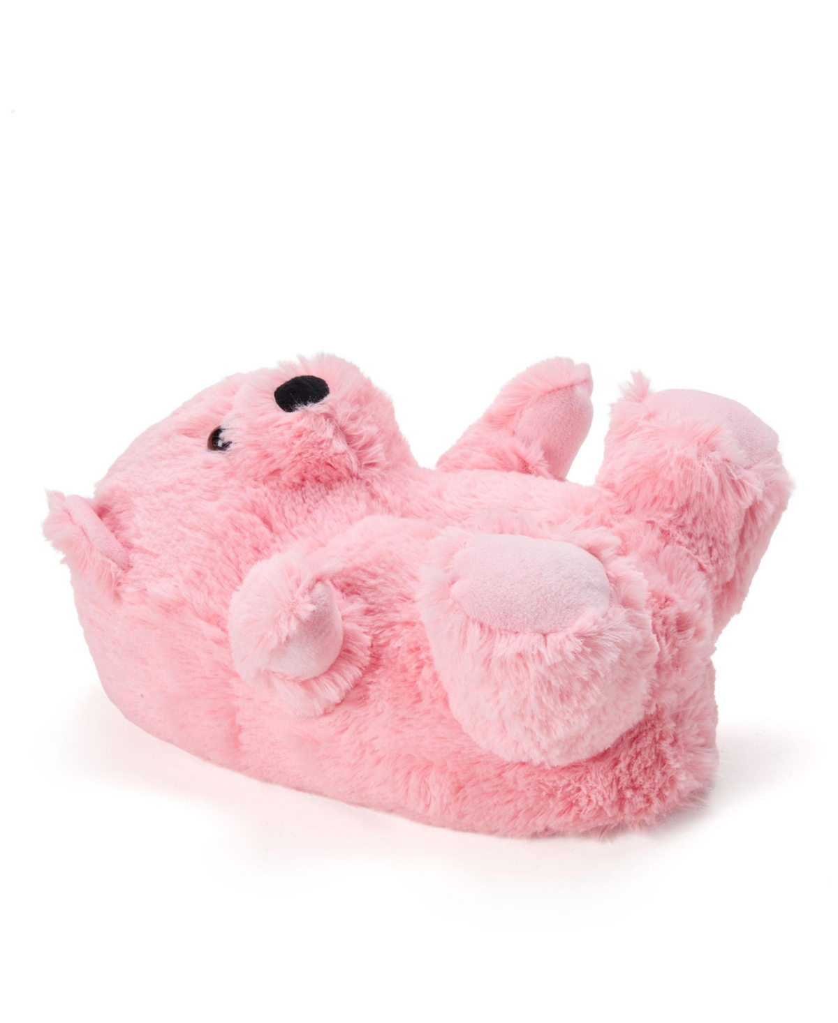Dearfoams Cozyfoams Women's Overstuffed Bear Closed Back Slipper