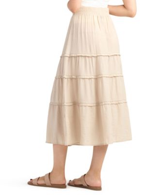 Junior's Resort Crinkle Midi Skirt