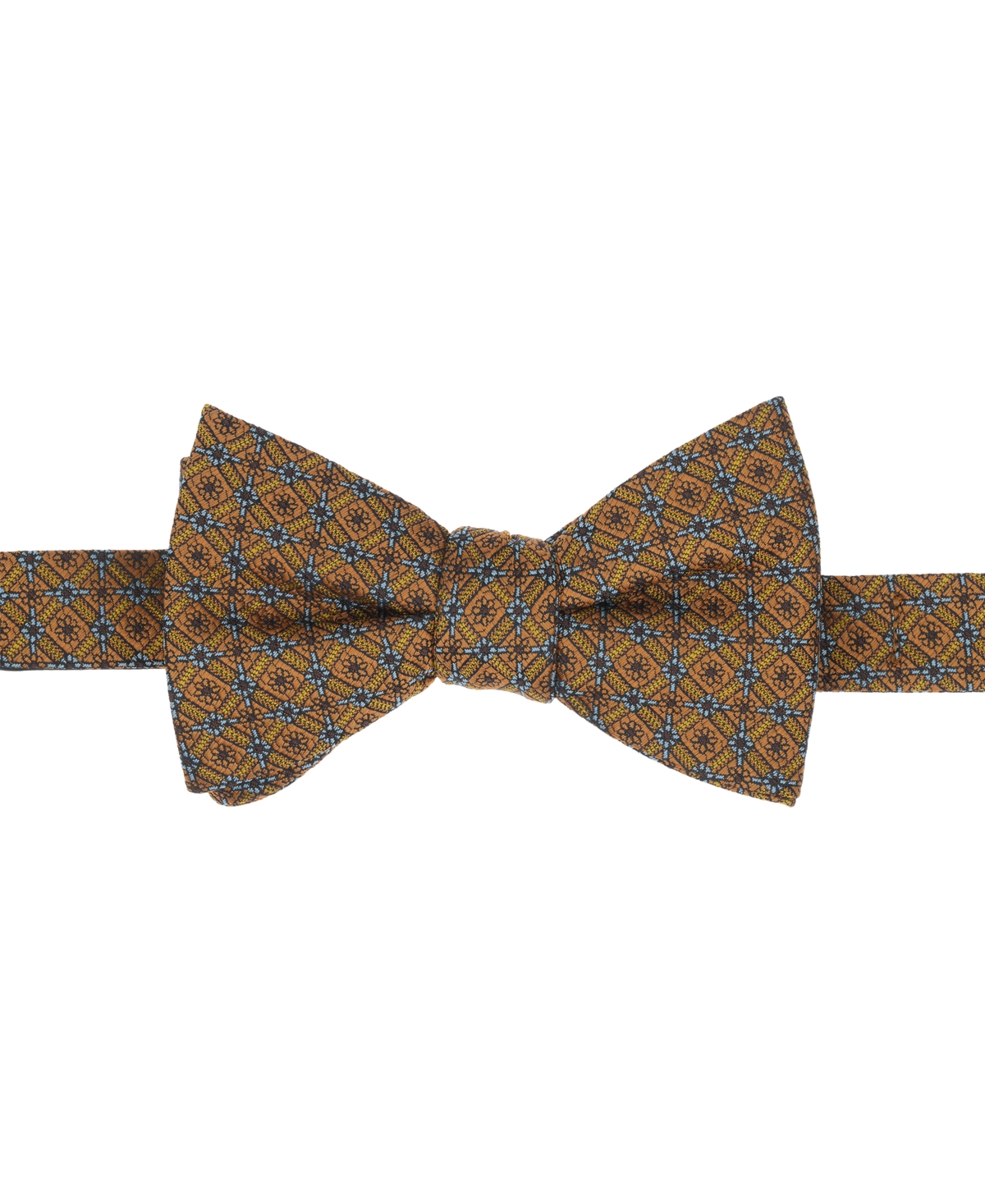 Alfani Men's Geo-Pattern Bow Tie & Solid Pocket Square Set