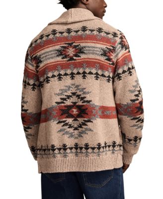Men's Shawl Collar Cardigan Sweater