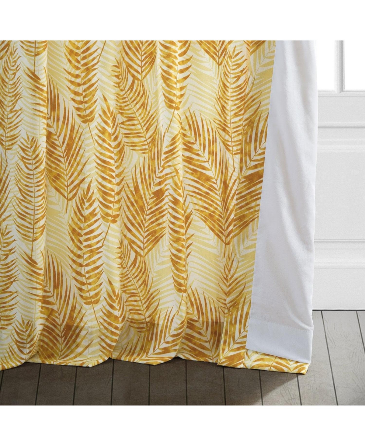 Half Price Drapes Kupala Floral Printed Cotton Room Darkening Curtain