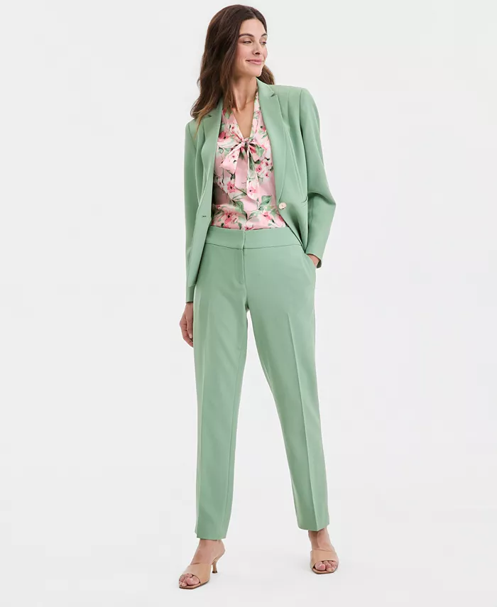 Women's Julia Stretch Crepe Mid-Rise Pants, Regular & Petite - thumbnail 8