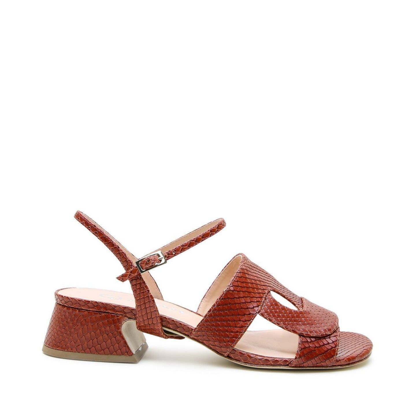 Женские сандалии Alterre Snake Amal Customizable, цвет: Коричневый змеиный — фото 2