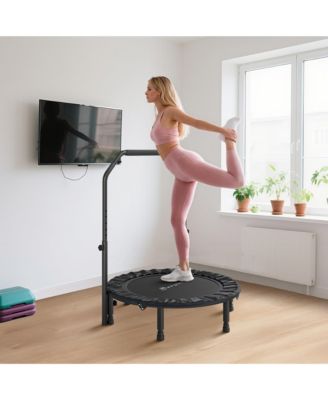 40" Foldable Mini Trampoline, Rebounder Trampoline for Adults,