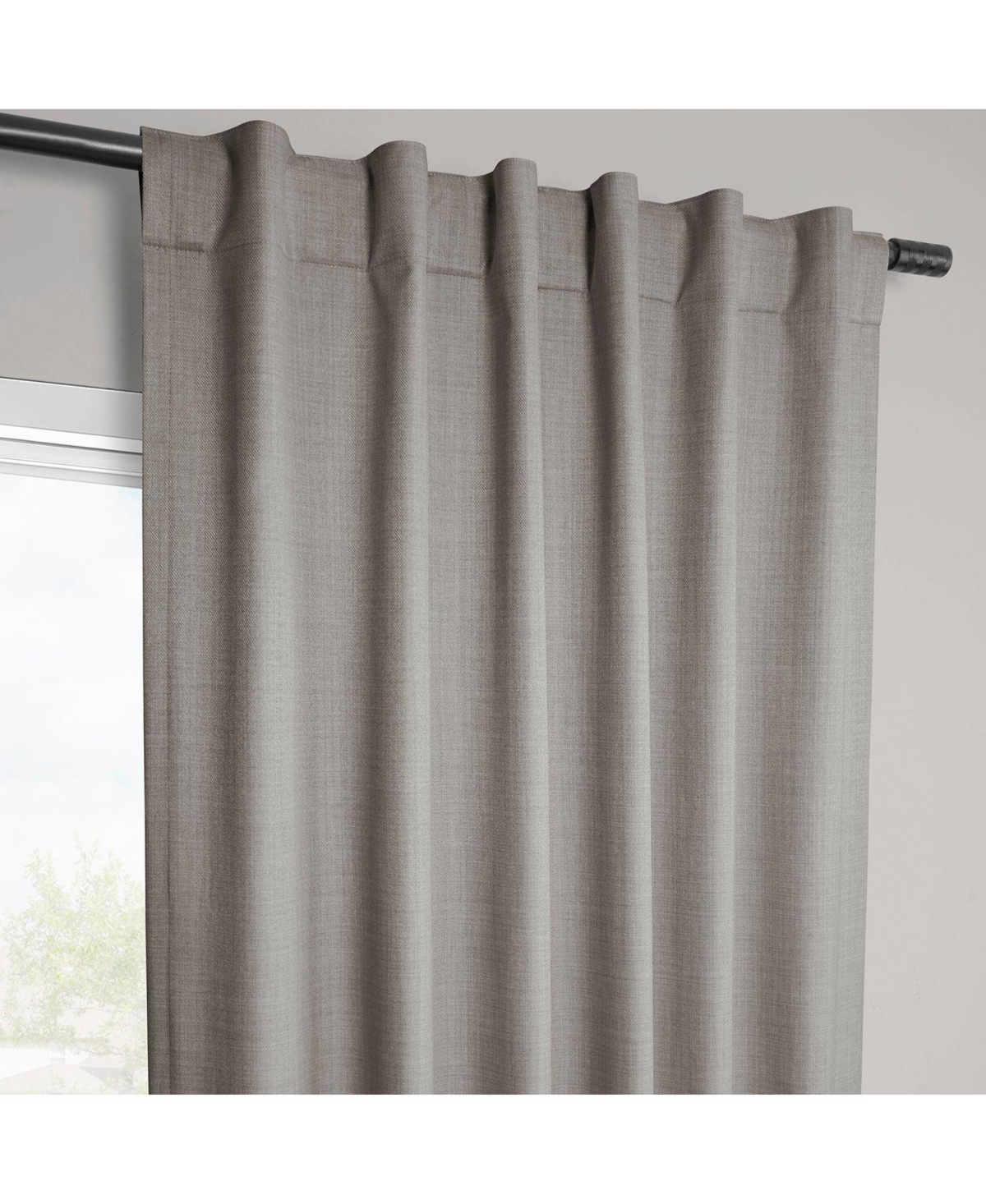 Half Price Drapes Vienna Basic Solid Curtains (2 Panel) Blackout For Bedroom & Living Room