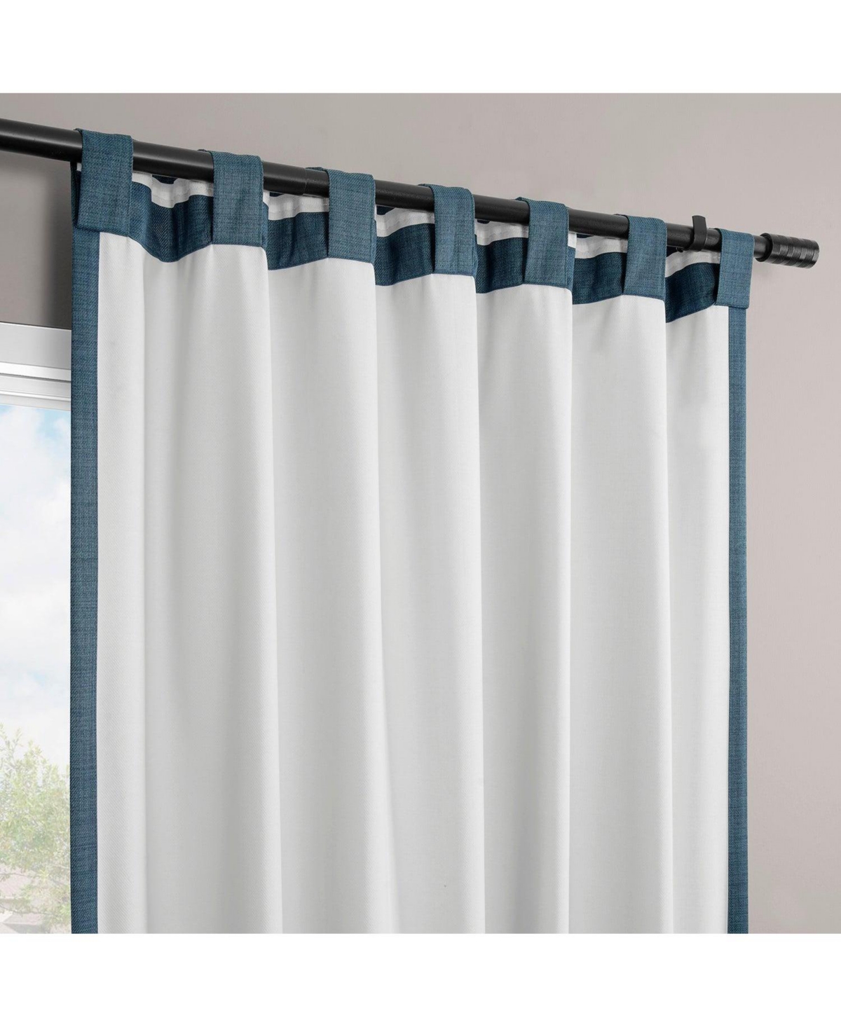 Half Price Drapes Vienna Basic Solid Curtains (2 Panel) Blackout For Bedroom & Living Room