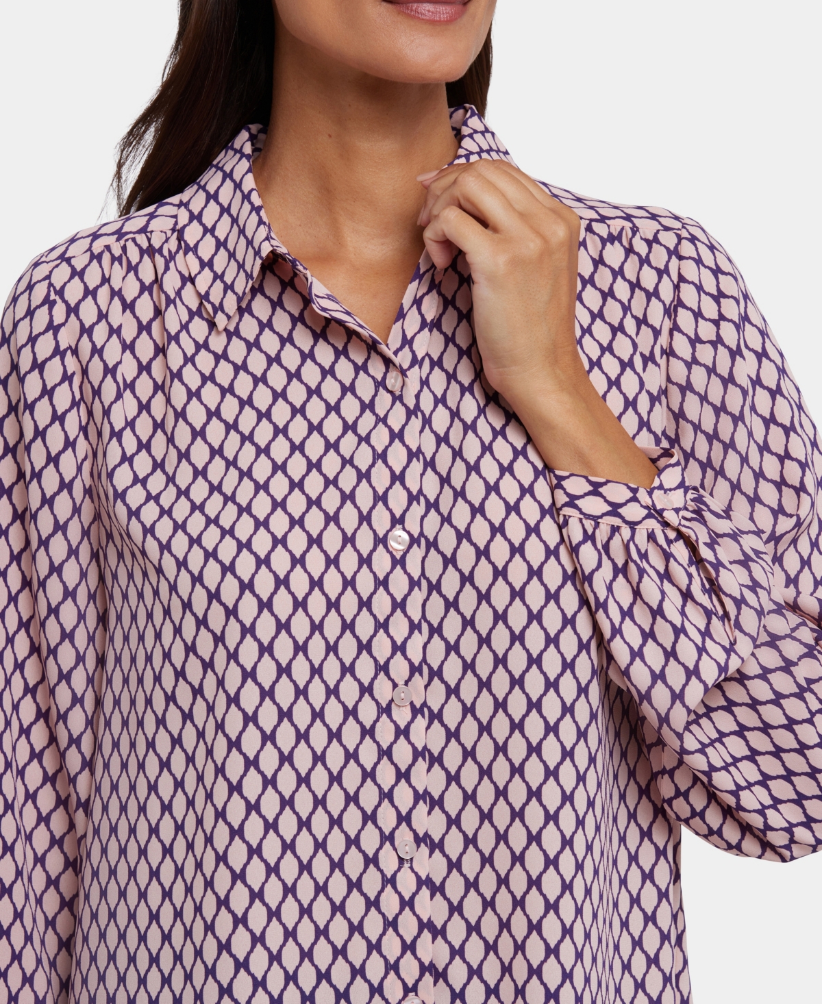 Nydj Modern Blouse In Multi