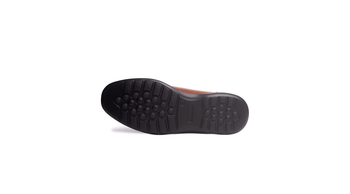 Мужские туфли Marc Joseph New York Shelby Road Hands-Free Slip On Technology, цвет: Коньячный кожаный — фото 3