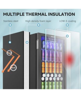 17.5" Single Zone 126 Cans 3.2 Cu.Ft. Beverage Cooler